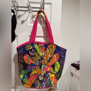 Colorful Sandal Design Beach Bag